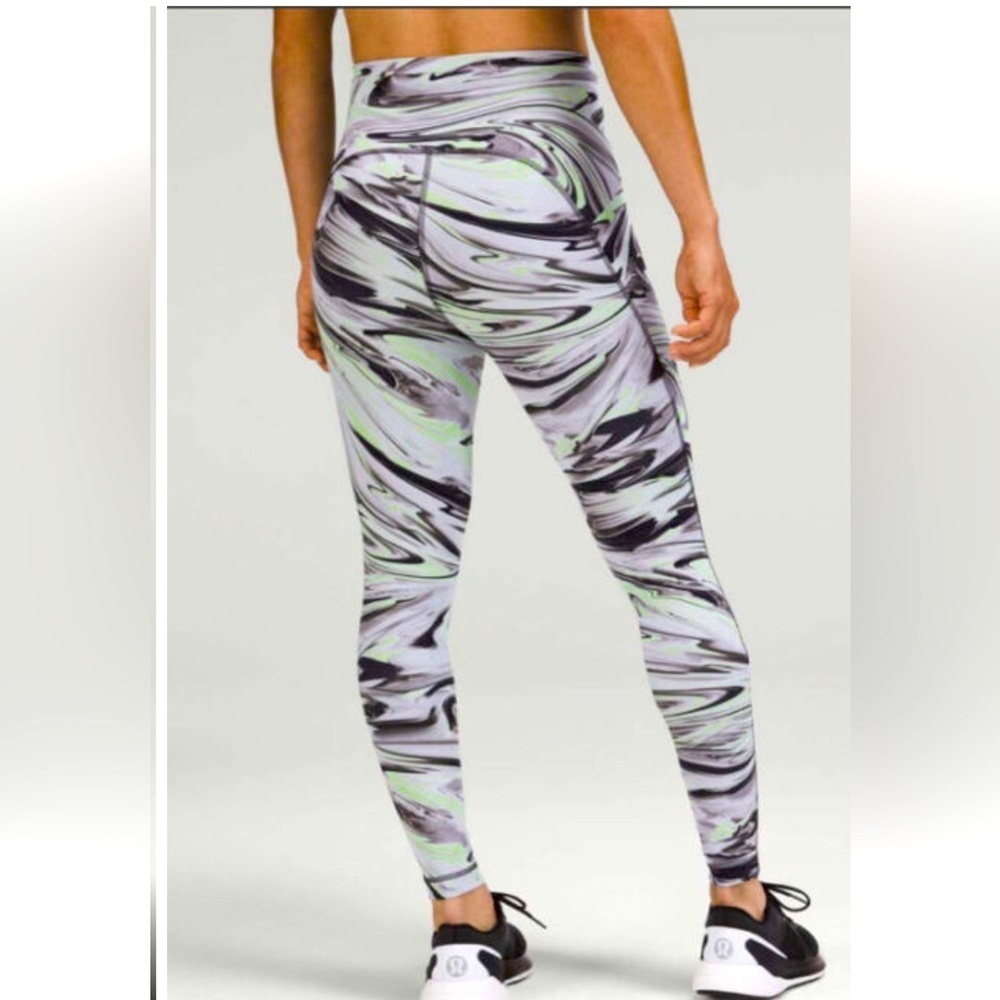 LULULEMON SWIFT SPEED HIGH RISE LEGGINGS 28” PAWM COLOR SIZE 4 NWT